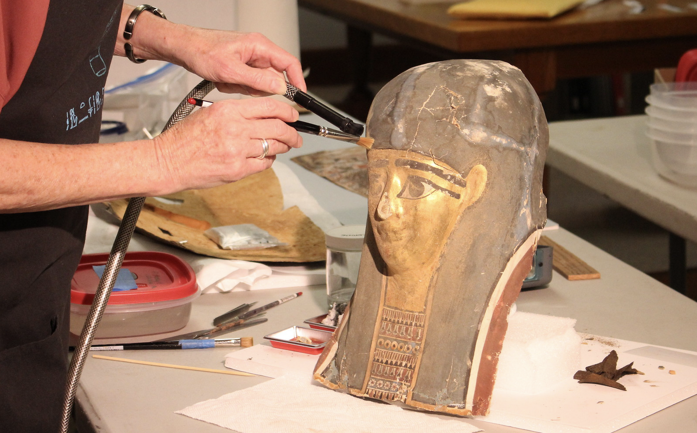Lady Pesed, Westminster’s 2,300-year-old mummy, undergoes restoration